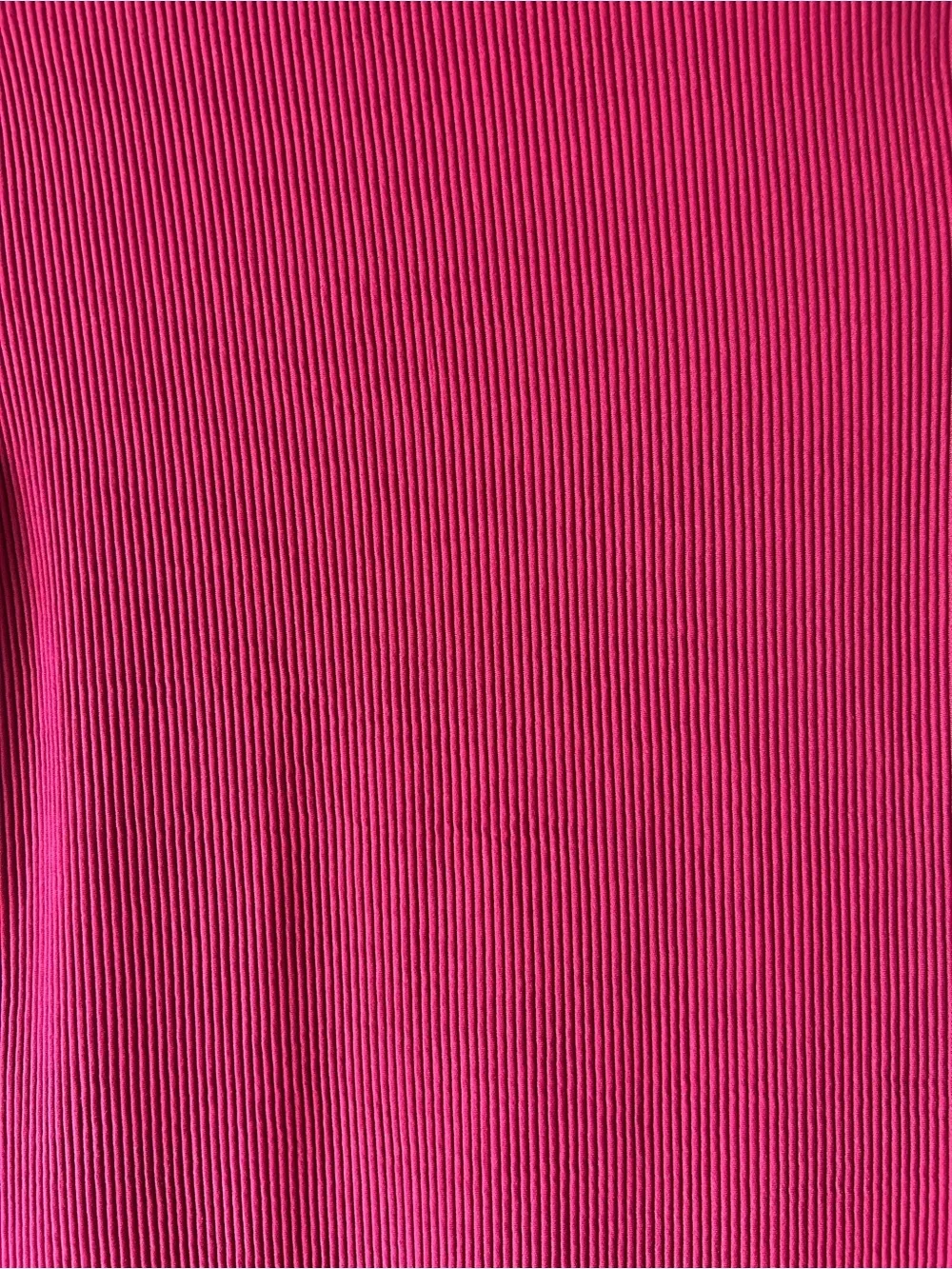 Express Ribbed Zip-Front Mini Dress in Wine Red - Picture 4 of 6